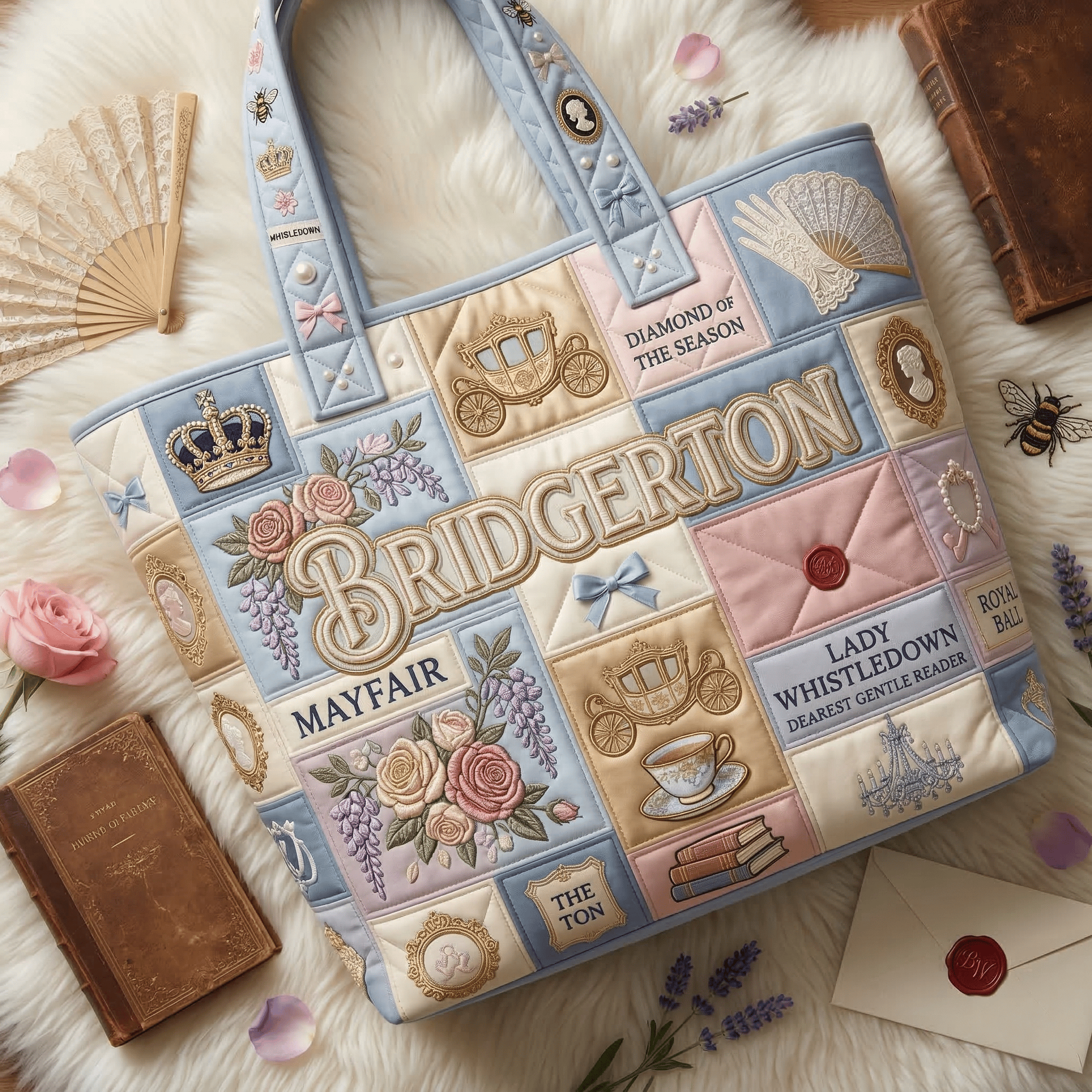 BDGT QUILTED TOTE BAG DAT