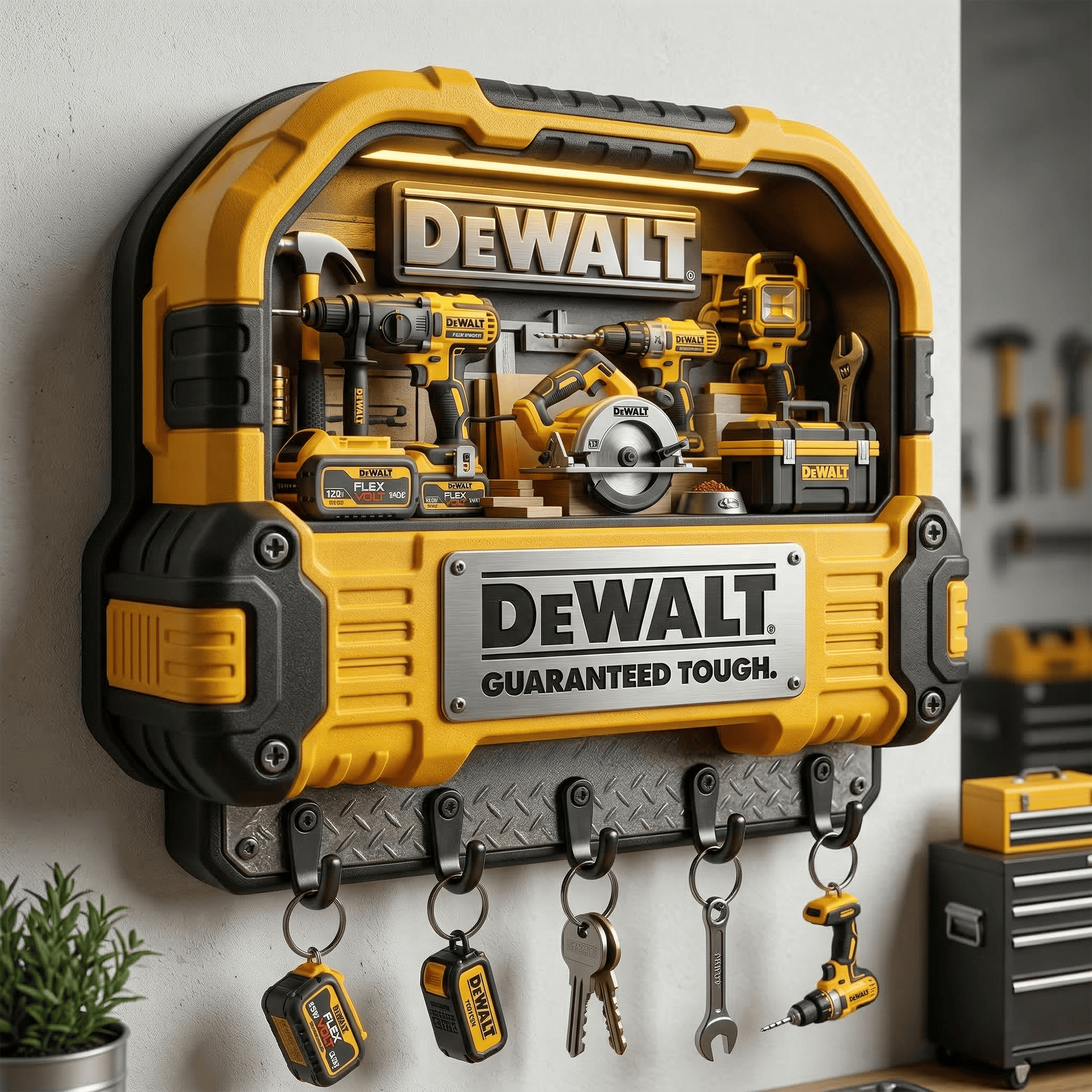 DWT WALL-MOUNTED KEY HOLDER LNTH