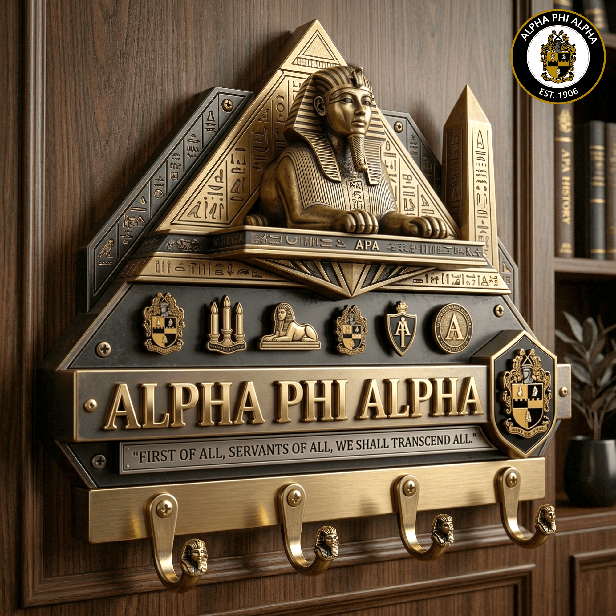 APA WALL-MOUNTED KEY HOLDER LNTH