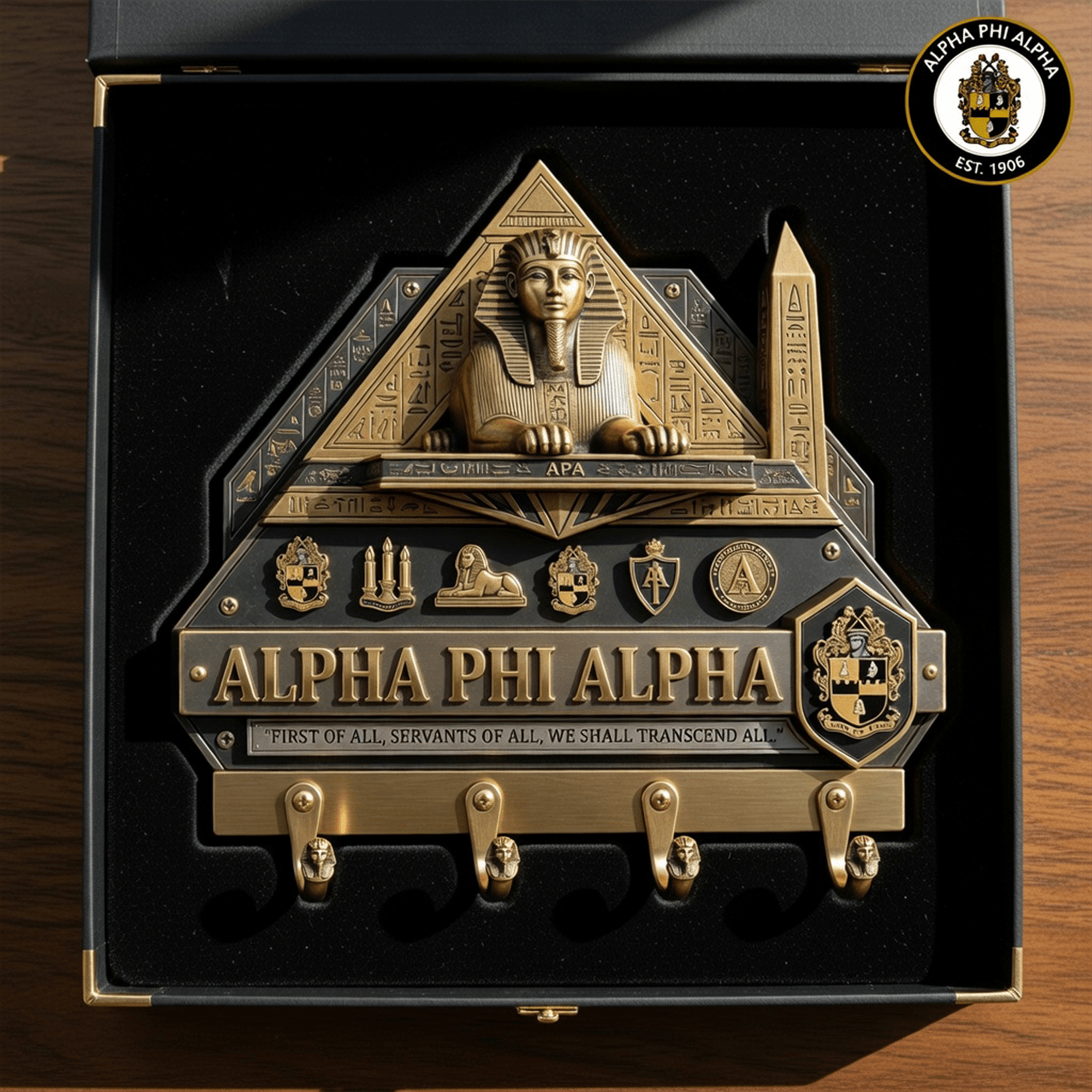 APA WALL-MOUNTED KEY HOLDER LNTH