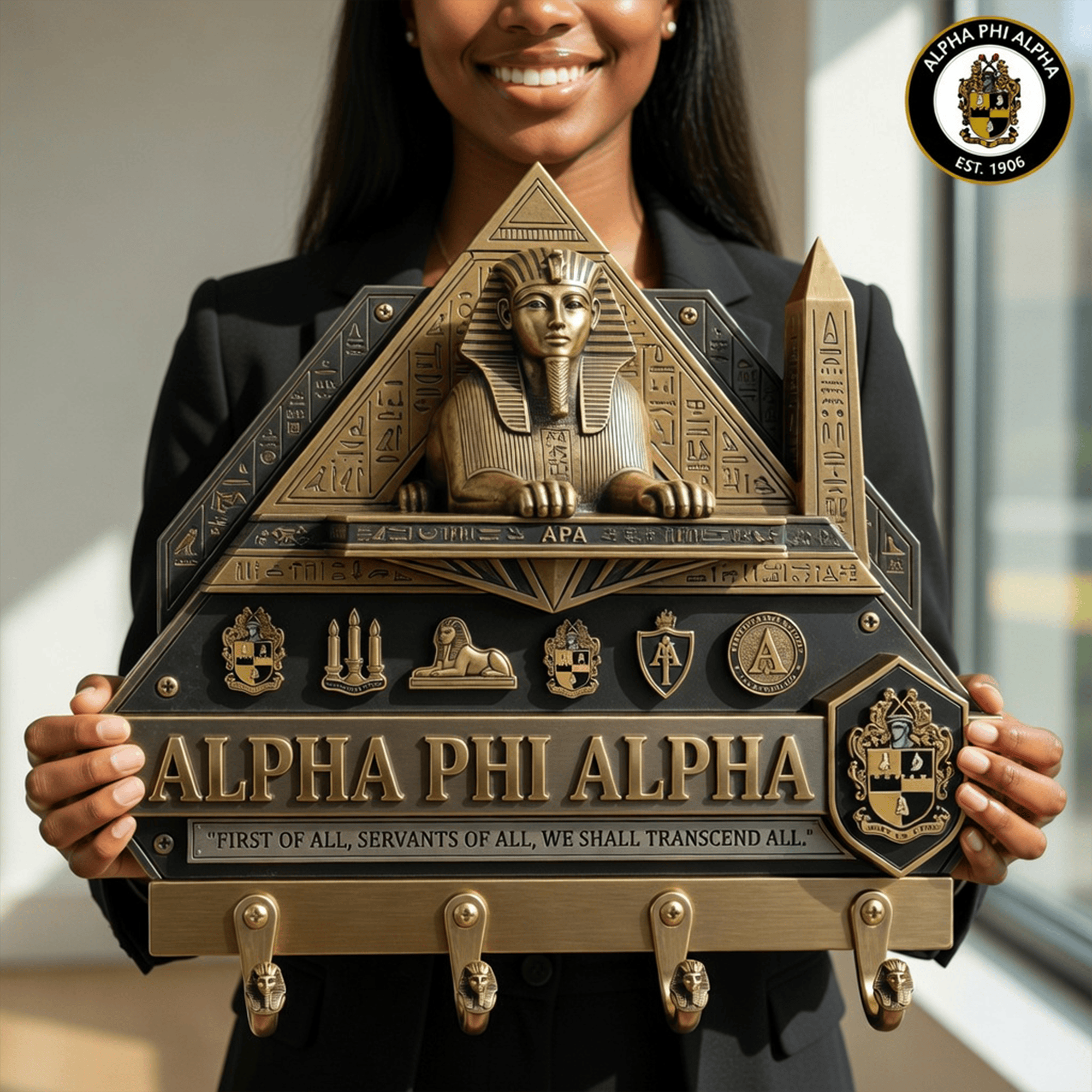 APA WALL-MOUNTED KEY HOLDER LNTH